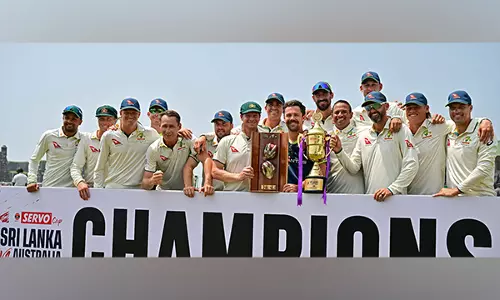 टेस्ट मैचों में श्रीलंका के खिलाफ सीरीज जीत के बाद ऑस्ट्रेलिया WTC 2023-25 ​​अंक तालिका में दूसरे स्थान पर रहा