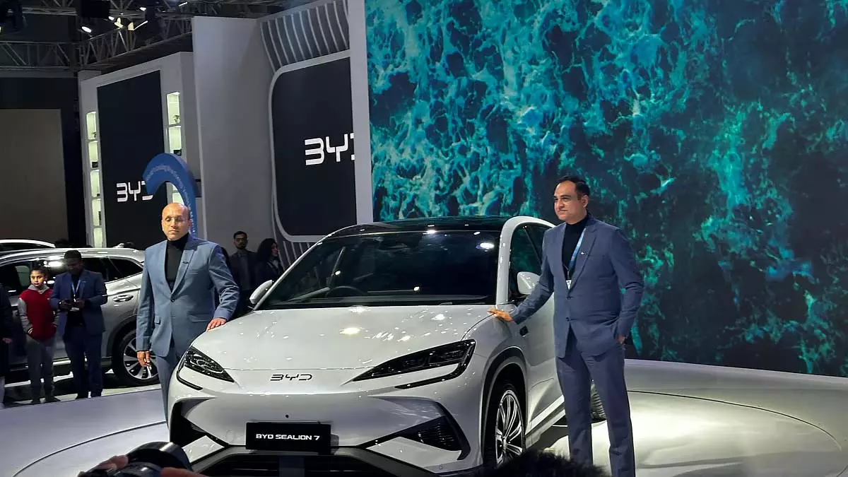 BYD सीलियन 7 भारत के लिए पुष्टि की गई BYD सीलियन 7 भारत के लिए पुष्टि की गई