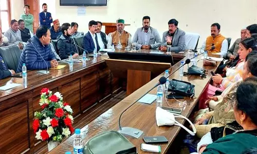 Himachal: कुटलैहड़ विधायक ने की विकास कार्यों की समीक्षा
