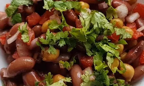 राजमा चाट रेसिपी