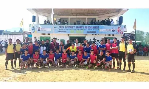 Nagaland : 38वीं पीडीएसए मीट चोजुबा एएसए ग्रुप चैंपियन बना Nagaland : 38वीं पीडीएसए मीट चोजुबा एएसए ग्रुप चैंपियन बना