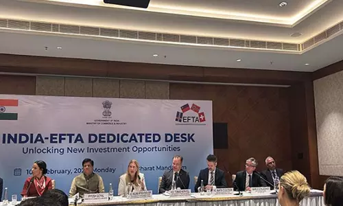 भारत और सदस्य देशों के बीच व्यापार बढ़ाने के लिए समर्पित EFTA डेस्क की शुरुआत