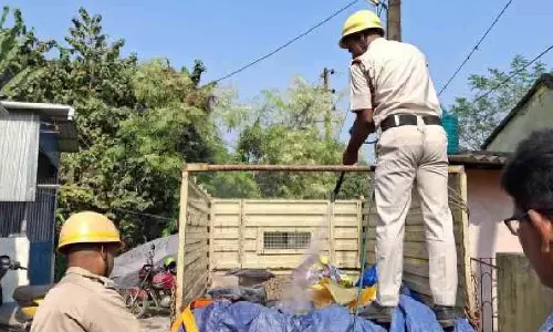 उत्तर 24 Parganas में एक घर से 3.5 क्विंटल अवैध पटाखे जब्त