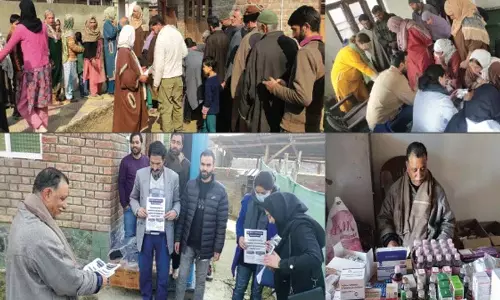 Jammu: नेहामा पुलवामा में चिकित्सा शिविर, सिलाई केंद्र का उद्घाटन Jammu: नेहामा पुलवामा में चिकित्सा शिविर, सिलाई केंद्र का उद्घाटन