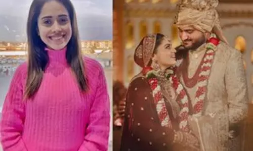Nusrat Bharucha ने जीत अदानी और दिवा शाह को बधाई दी Nusrat Bharucha ने जीत अदानी और दिवा शाह को बधाई दी