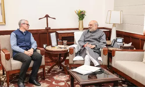 जम्मू-कश्मीर के CM उमर अब्दुल्ला ने गृह मंत्री अमित शाह से मुलाकात
