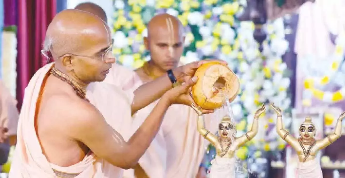 Telangana: श्री नित्यानंद त्रयोदशी पर्व मनाया गया Telangana: श्री नित्यानंद त्रयोदशी पर्व मनाया गया