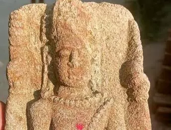 Bhandaripokhari छठी शताब्दी की मूर्ति मिली Bhandaripokhari छठी शताब्दी की मूर्ति मिली