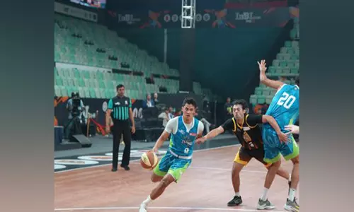 InBL Pro U25: मुंबई टाइटन्स ने हैदराबाद फाल्कन्स पर शानदार जीत दर्ज की InBL Pro U25: मुंबई टाइटन्स ने हैदराबाद फाल्कन्स पर शानदार जीत दर्ज की