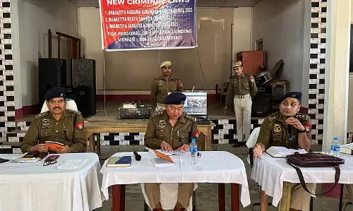 Assam : 18वीं एपी बटालियन ने होजाई में नए आपराधिक कानूनों पर कार्यशाला आयोजित