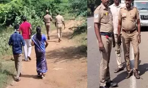Tenkasi के पास तालाब में युवती का जला हुआ शव मिला