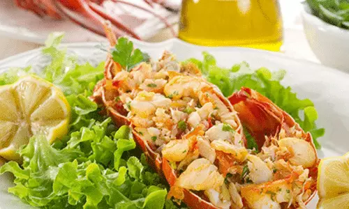 लॉबस्टर कॉर्न सलाद रेसिपी लॉबस्टर कॉर्न सलाद रेसिपी