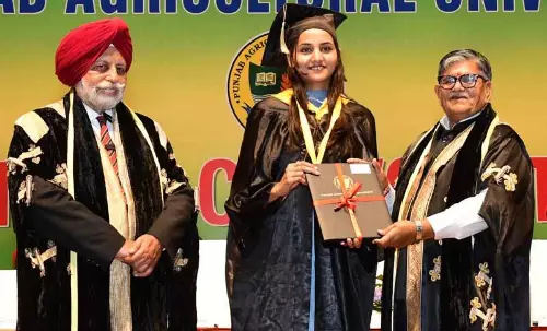Ludhiana: शहर की लड़की को शोध के लिए सम्मानित किया गया