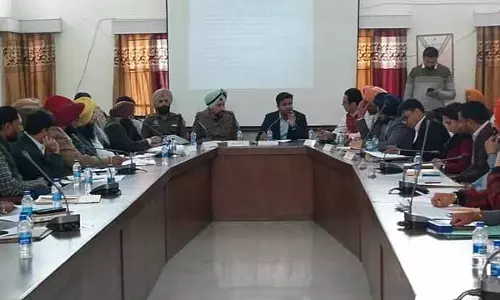 Hola Mohalla की तैयारियों की समीक्षा की गई Hola Mohalla की तैयारियों की समीक्षा की गई