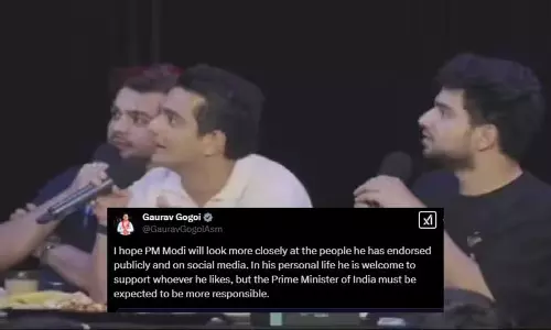 Assam :  रणवीर इलाहाबादिया विवाद पर गौरव गोगोई ने मोदी की आलोचना की