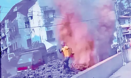 Bhatlem गैस पाइपलाइन के क्षतिग्रस्त होने से लाखों का नुकसान