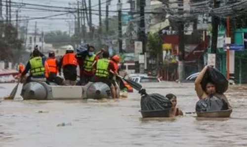 Philippine बाढ़ में मरने वालों की संख्या बढ़कर पांच हुई