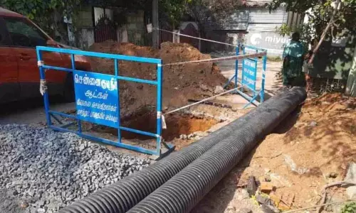 Anna Nagar क्षेत्र में चार सीवेज पंपिंग स्टेशनों का संचालन निलंबित किया जाएगा Anna Nagar क्षेत्र में चार सीवेज पंपिंग स्टेशनों का संचालन निलंबित किया जाएगा