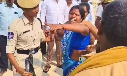 दुकानदारों ने Saroornagar हुडा कॉम्प्लेक्स को खाली कराने का विरोध किया