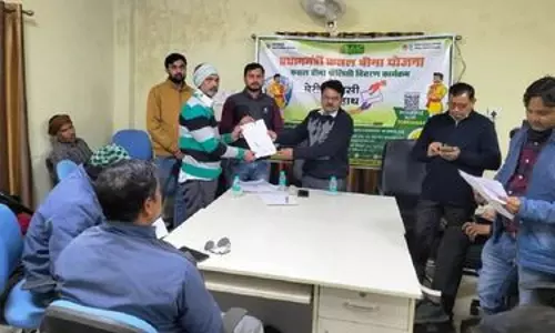 Jalore: भागली सिंधलान ग्राम पंचायत में हो रहा फार्मर रजिस्ट्री शिविर का आयोजन