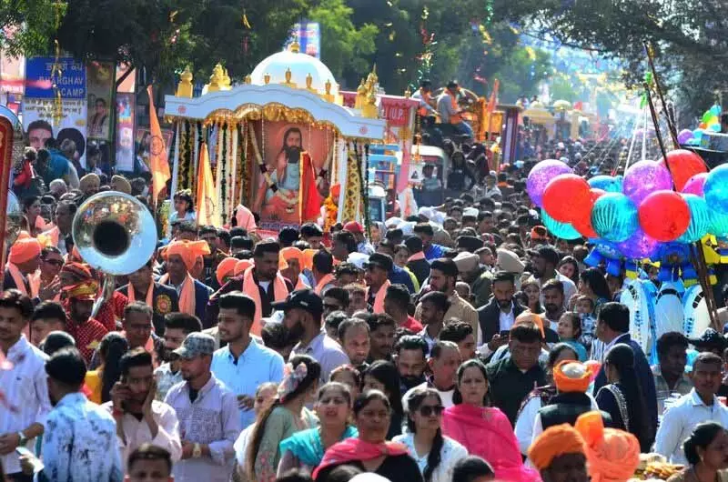 Shobha Yatra गुरु रविदास की जयंती का प्रतीक