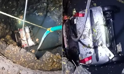 Nagpur: ड्राइविंग सीखते  15 फीट गहरे कुएं में गिरी कार, 3 युवकों की मौत