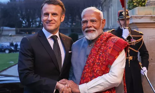 प्रधानमंत्री मोदी ने पेरिस यात्रा की दिखाई झलक, सीईओ फोरम में दिया इनोवेट और एलिवेट का मंत्र