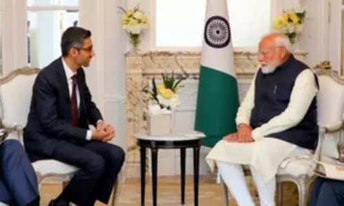 PM Modi ने फ्रांस में पिचाई से मुलाकात की, ‘भारत के डिजिटल परिवर्तन’ पर चर्चा की
