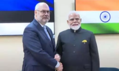 PM Modi ने पेरिस में एस्टोनियाई राष्ट्रपति से मुलाकात की, साइबर सुरक्षा पर चर्चा की
