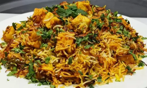 पनीर बिरयानी रेसिपी