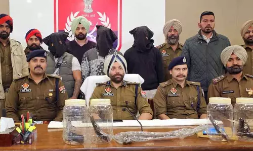 Patiala में गैंगस्टरों के 3 साथी गिरफ्तार, हथियार जब्त