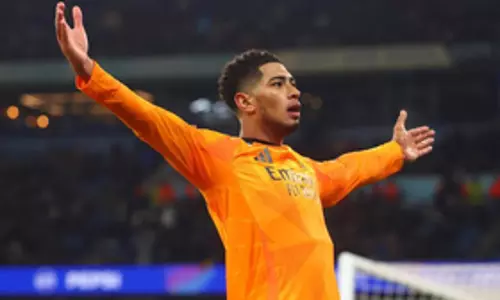 Real Madrid ने प्ले-ऑफ के पहले चरण में पांच गोल के रोमांचक मुकाबले में मैनचेस्टर सिटी को हराया