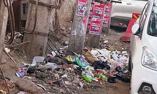 Haryana : रोहतक में सड़कों के किनारे कूड़ा-कचरा स्वास्थ्य के लिए खतरा Haryana : रोहतक में सड़कों के किनारे कूड़ा-कचरा स्वास्थ्य के लिए खतरा