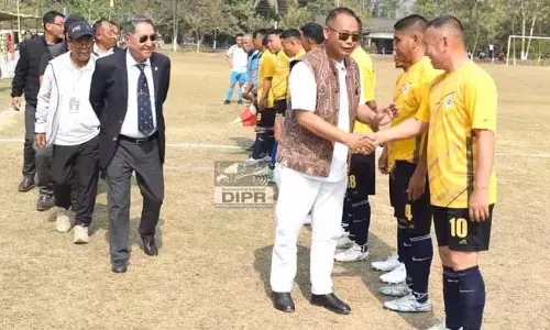 12वां Nagaland अंतर-जिला वेटरन फुटबॉल टूर्नामेंट शुरू