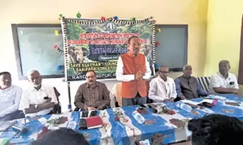 Odisha: मानव-हाथी संघर्ष से निपटने के लिए अंतर-राज्यीय पंचायती राज संस्थाओं की बैठक