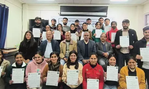 HPU के विद्यार्थियों ने 10 दिवसीय प्रशिक्षण पूरा किया
