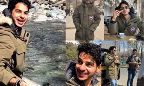 ईशान खट्टर ने Pahalgam में अपने दिन की झलक साझा की