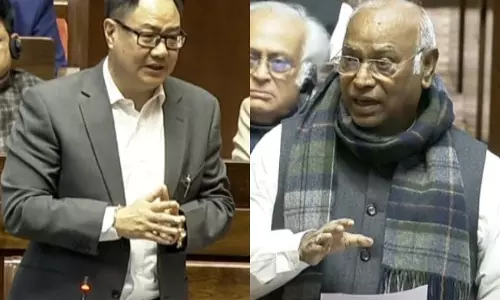 खड़गे ने असहमति नोटों को हटाने पर वक्फ JPC रिपोर्ट का विरोध किया खड़गे ने असहमति नोटों को हटाने पर वक्फ JPC रिपोर्ट का विरोध किया