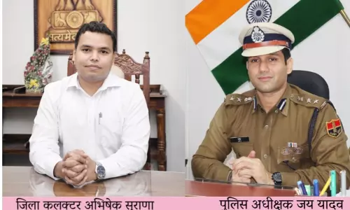 Churu: जिला कलेक्टर सुराणा व एसपी जय यादव ने आमजन से की यातायात नियम पालन  की अपील