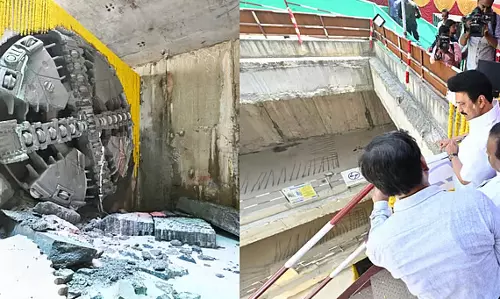 अड्यार नदी के नीचे मेट्रो सुरंग खोदना चुनौतीपूर्ण कार्य: मुख्यमंत्री ने किया निरीक्षण