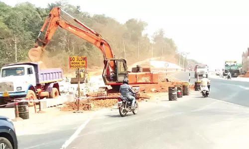 GOA: केरया-खांडेपार में राजमार्ग चौड़ीकरण कार्य से खतरा GOA: केरया-खांडेपार में राजमार्ग चौड़ीकरण कार्य से खतरा
