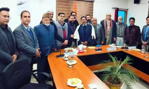 BGSBU के कुलपति ने सहयोगात्मक पहल के लिए स्थानीय शिक्षाविदों के साथ मिलकर काम किया