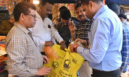 भिलाई शहर को प्लास्टिक मुक्त बनाने निकाली जागरूकता रैली भिलाई शहर को प्लास्टिक मुक्त बनाने निकाली जागरूकता रैली