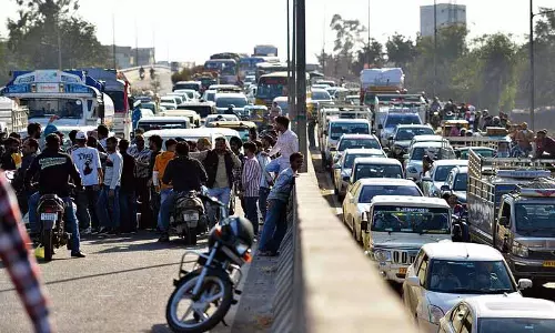 Cheema Chowk पर प्रदर्शन के बाद यातायात बाधित