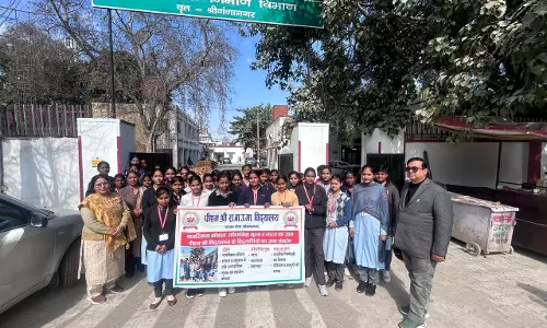 Sri Ganganagar: छात्राओं ने सार्वजनिक निर्माण विभाग का किया भ्रमण