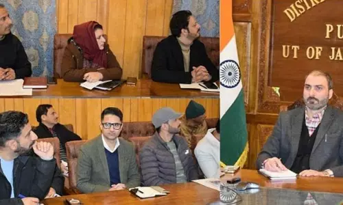 DDC पुलवामा ने आगामी कृषि सीजन के लिए सिंचाई प्रणाली संवर्धन की समीक्षा की DDC पुलवामा ने आगामी कृषि सीजन के लिए सिंचाई प्रणाली संवर्धन की समीक्षा की