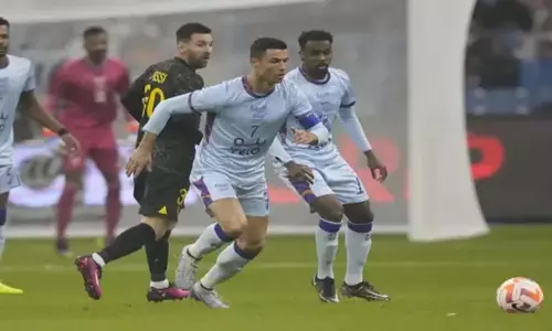 Cristiano Ronaldo ने लियोनेल मेस्सी को हराया, खिताब अपने नाम किया