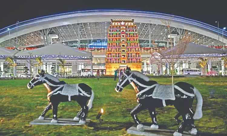 Tamil Nadu: तिरुचि हवाई अड्डे पर अपशिष्ट उपचार संयंत्र चालू किया गया Tamil Nadu: तिरुचि हवाई अड्डे पर अपशिष्ट उपचार संयंत्र चालू किया गया