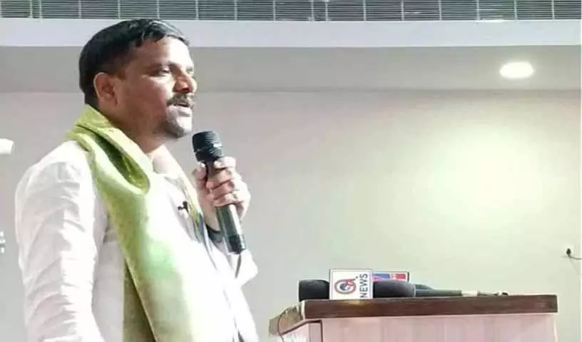 Telangana MLC टीनमार मल्लन्ना दृढ़, कांग्रेस कार्रवाई करने से घबरा रही Telangana MLC टीनमार मल्लन्ना दृढ़, कांग्रेस कार्रवाई करने से घबरा रही