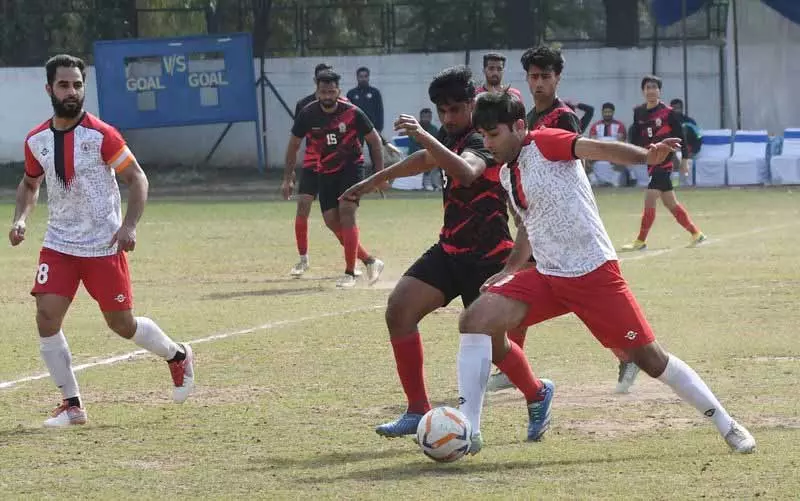 पंजाब, दिल्ली उत्तर क्षेत्र IA&AD फुटबॉल टूर्नामेंट के फाइनल में पहुंचे पंजाब, दिल्ली उत्तर क्षेत्र IA&AD फुटबॉल टूर्नामेंट के फाइनल में पहुंचे